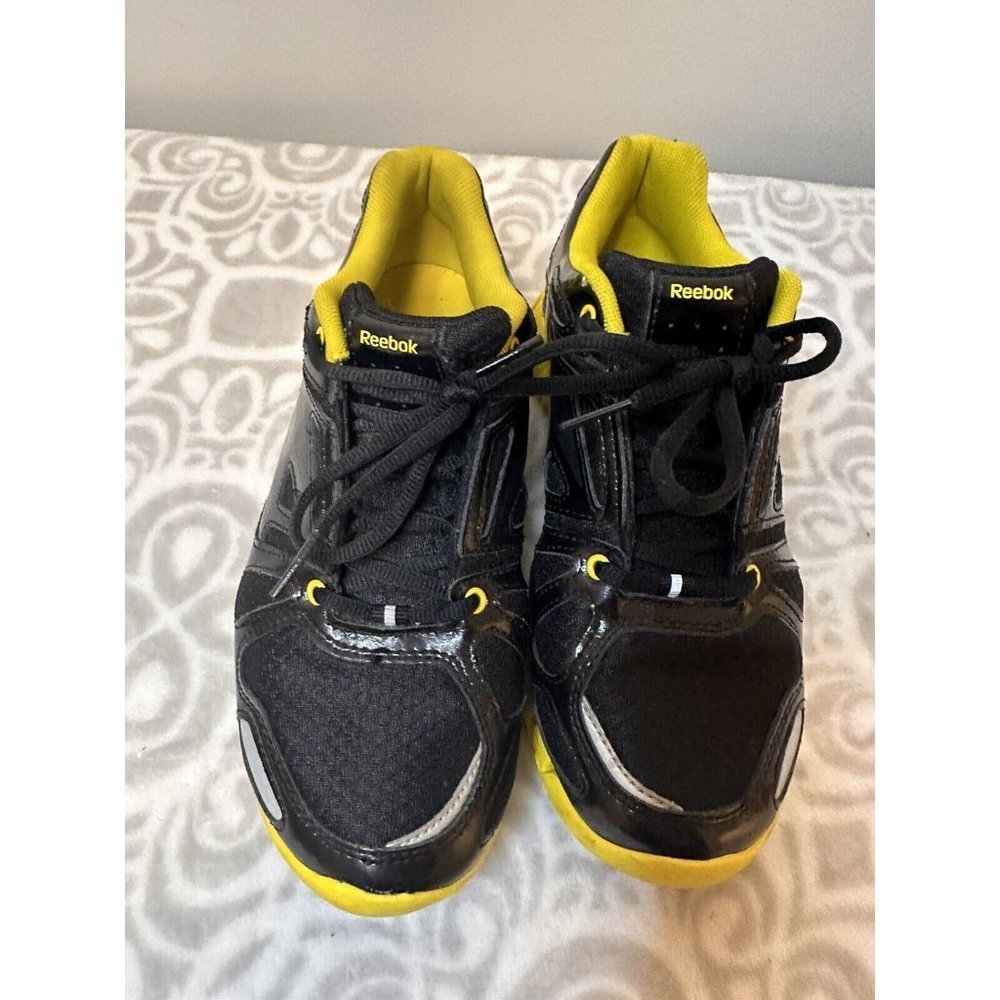 Reebok ZigTech Zig Pulse Running Shoes Black Yellow Mens/youth Size 4, Women 6.